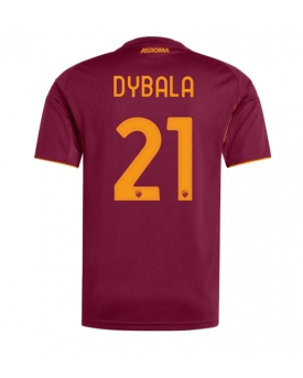 Billige Fotballdrakt AS Roma Paulo Dybala #21 Replika Hjemmedrakt 2025-26 Kortermet Billige Fotballdrakt AS Roma Paulo Dybala #21 Replika Hjemmedrakt 2025-26 Kortermet
